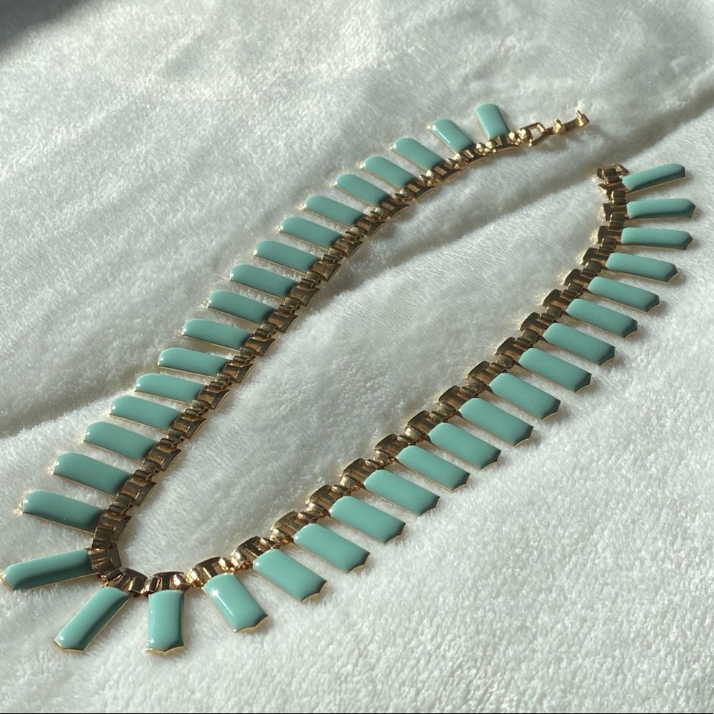 Turquoise and Gold Necklace